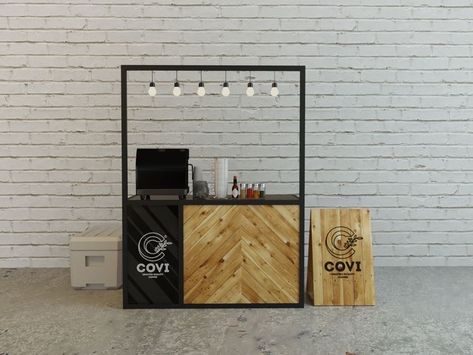 Coffee Stand Design, Food Stand Design, Coffee Booth, Food Stall Design, Mobile Coffee Shop, Mini Cafe, Cart Design, Food Cart Design, Cafe Shop Design