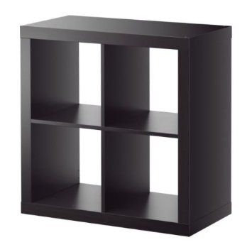 Amazon.com: Ikea Expedit 4 Shelving Unit Black-Brown: Home & Kitchen Perfect for vinyl records Ikea Living Room Storage, Ikea Expedit Bookcase, Ikea Shelving Unit, Kallax Shelving, Coffee Table Inspiration, Vinyl Record Display, Ikea Expedit, Black Bookcase, Record Display