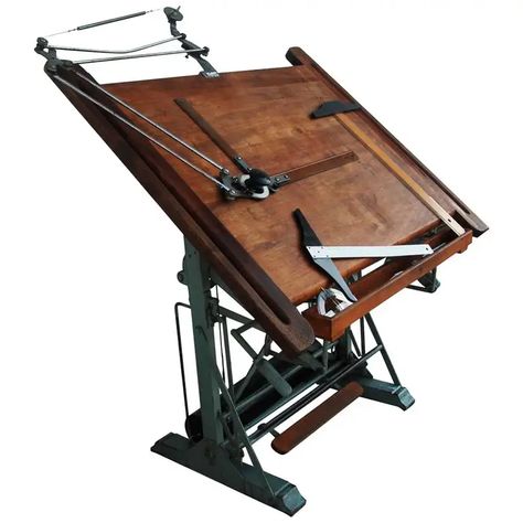 1stDibs: Antique and Modern Furniture, Jewelry, Fashion & Art Drafting Desks, Antique Drafting Table, Industrial Drafting Tables, Vintage Drafting Table, Drafting Stool, Drafting Tables, Drawing Desk, Wood Projects For Kids, Woodworking Desk