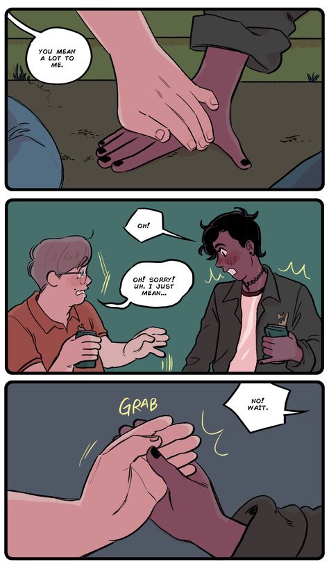 Read George and Johnny :: Part 17: Let's Celebrate! | Tapas Comics Reading Comics Aesthetic, Mlm Comics, George And Johnny Webcomic, George And Johnny, Lgbt Comic, Party Tapas, Lgbtq Comics, Couple Comic, Bord Games