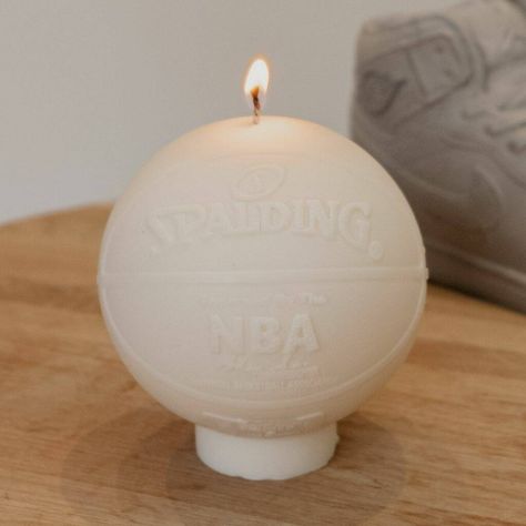 Aesthetic Basketball, Basketball Decor, Basketball Aesthetic, Kids Office, Ball Candles, Candle Aesthetic, Photo Candles, Mould Design, Woody Fragrance