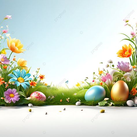 Corner Decorations, Flowers White Background, Easter Flags, Decorative Eggs, Easter Poster, Summer Banner, Bird Birthday, Fire Flower, Egg Easter