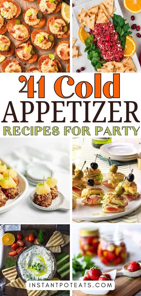 Save time in the kitchen with these 41 easy cold appetizers perfect for Christmas! From dips to canapés, these festive recipes are simple to prepare and packed with flavor. Ideal for any holiday party! Snacks For Winter Party, The Best Christmas Appetizers, Easy Christmas Canapes, Finger Foods For Holiday Party, Christmas Wreath Appetizer Ideas, Cold Appetizers For Christmas Party, Light Easy Appetizers, Easy Party Appetizers Cold, Holiday Party Potluck Ideas