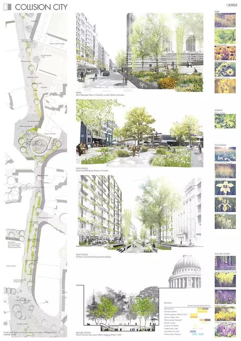 Villa Architecture, Landscape Architecture Graphics, Streetscape Design, Urban Design Diagram, Urban Design Graphics, Urban Design Architecture, Landscape Architecture Drawing, Urban Design Plan, Urban Landscape Design