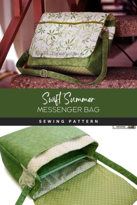 Very Easy Sewing Patterns, Sewing A Messenger Bag, Sewing Ideas Patterns, Craft Sewing Projects, Mens Sewing Projects, Diy Bag Design Ideas, Sewing Purse Patterns, Purse Sewing Patterns Free, Free Bag Sewing Patterns