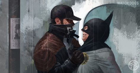 Watch Dogs Art, Watch Dogs 1, Hockey Pads, Aiden Pearce, Cute Couple Sketches, Assassins Creed Funny, Warrior Concept Art, Couple Sketch, Star Wars Images