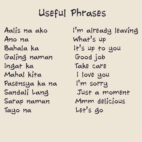 Tagalog Phrases, Tagalog Language, Asian Languages, Tagalog Words, Filipino Words, Hugot Quotes, Joker Images, Mahal Kita, Jen Jen