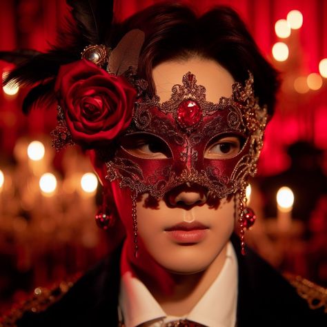 Masquerade | Ball | EXO | AI Masquerade Men Outfit, Male Masquerade Mask, Moonlight Masquerade, Masquerade Ball Aesthetic, Masquerade Men, Prom Men, Masquerade Prom, Ball Makeup, Ideas Fiesta