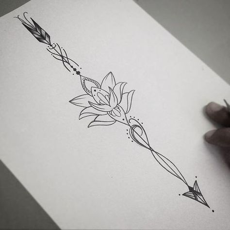 Amazing Arrow Tattoos for Female #TattooIdeasFemale Sagittarius Tattoo Designs, Arrow Tattoos For Women, Arrow Tattoo Design, Sagittarius Tattoo, Hamsa Tattoo, Ornamental Tattoo, Geniale Tattoos, Arrow Tattoo, Arrow Tattoos