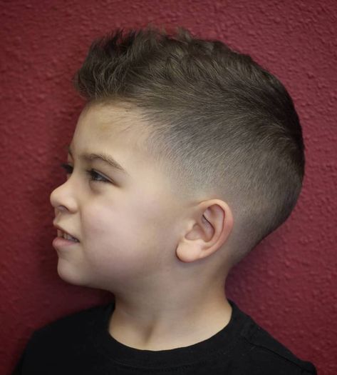 Textured Skin Fade Haircuts For Kids, Boys Fade Haircut, Boys Haircut Styles, Baby Haircut, Boy Haircuts Short, Toddler Haircuts, Cool Boys Haircuts