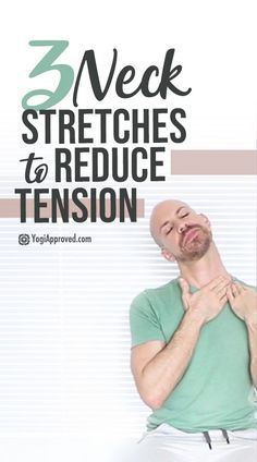 Stretches For Tense Neck And Shoulders, Head And Neck Stretches, Stiff Neck Stretches, Stiff Neck Exercises, Neck Mobility, Massage Guide, Neck Exercise, Forward Head Posture Exercises, Relieve Neck Pain