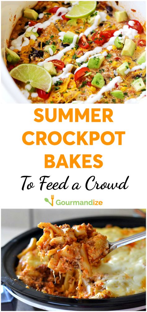 Crowd Crockpot Meals, Crockpot Meals For A Crowd Dinners, Picnic Crockpot Recipes, Summer Recipes To Feed A Crowd, Crockpot Feed A Crowd, Crockpot Meal To Feed A Crowd, Summer Lunches For A Crowd, Lunch For A Crowd Crock Pots, Easy Crockpot For A Crowd