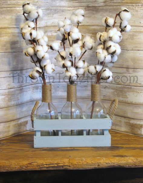 All White DIY Room Decor - Cotton Centerpiece - Creative Home Decor Ideas for the Bedroom and Living Room, Kitchen and Bathroom - Do It Yourself Crafts and White Wall Art, Bedding, Curtains, Lamps, Lighting, Rugs and Accessories - Easy Room Decoration Ideas for Modern, Vintage Farmhouse and Minimalist Furnishings - Furniture, Wall Art and DIY Projects With Step by Step Tutorials and Instructions http://diyjoy.com/all-white-decor-ideas Strand Decor, Film Decor, Farmhouse Table Decor, Cotton Decor, Tafel Decor, Cotton Stems, Cotton Wedding, Dekor Diy, Coastal Beach Decor