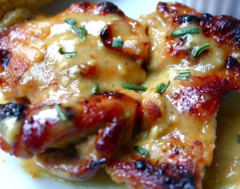 Man Pleasing Chicken | Just A Pinch Recipes Man Pleasing Chicken Recipe, Man Pleasing Chicken, Maple Chicken, Chicken Breast Recipe, Man Food, Breast Recipe, Best Chicken, Just A Pinch, Chicken Stuffed Peppers