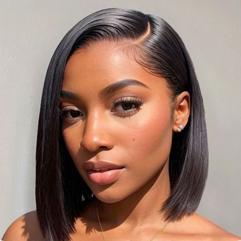 Bone Straight Short Bob Wig Lace Frontal Human Hair Wigs For Women Transparent 13x4 Lace Frontal Bob Straight Bob Side Part, Lace Front Wigs Straight, Lace Frontal Bob, Straight Bob Wig, Human Lace Wigs, Blonde Bob Wig, Wigs Straight, Bob Lace Front Wigs, Human Hair Color