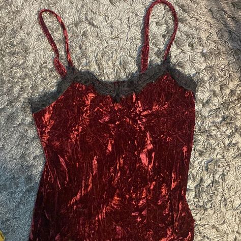 Maroon Velvet Tank Top From Rue21. Black Lace Trim Never Worn - Size Large Maroon Lace, Money Rich, Velvet Tank Top, Velvet Tank, Black Lace Trim, Rue 21, Rue21, Black Tan, Black And Tan