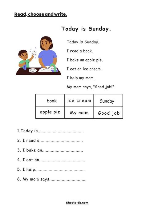 Free pdf Kindergarten Reading Comprehension, Reading Comprehension Kindergarten, Job 1, Comprehension Worksheets, Reading Comprehension Worksheets, Kindergarten Reading, Reading Comprehension, Good Job, Books To Read