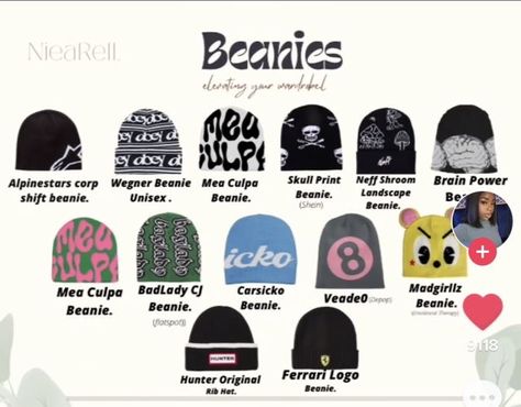 Trending Beanies, Customized Beanies, Trendy Beanies, Beanies Aesthetic, Streetwear Beanie, Graphic Beanie, Custom Fitted Hats, Cool Beanies, Beanie Outfit