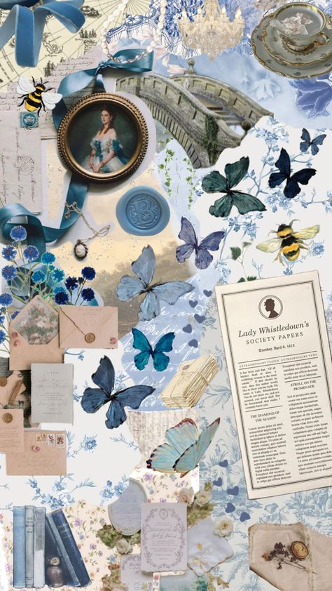 #bridgerton #bridgertonaesthetic #ladywhistledown #netflix #regency #preppy #blue #blueaesthetic #renaissance #fyp #aesthetic Bridgerton Blue Aesthetic, Bridgerton Colors, Bridgerton Blue, Bridgerton Wallpaper, Bridgerton Theme, Regency Aesthetic, Bridgerton Aesthetic, Fyp Aesthetic, Library Aesthetic