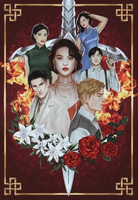 Secret Shanghai, Chloe Gong, Book Fanart, Magic Design, Book Memes, Book Stuff, Fan Book, Book Fandoms, Book Characters