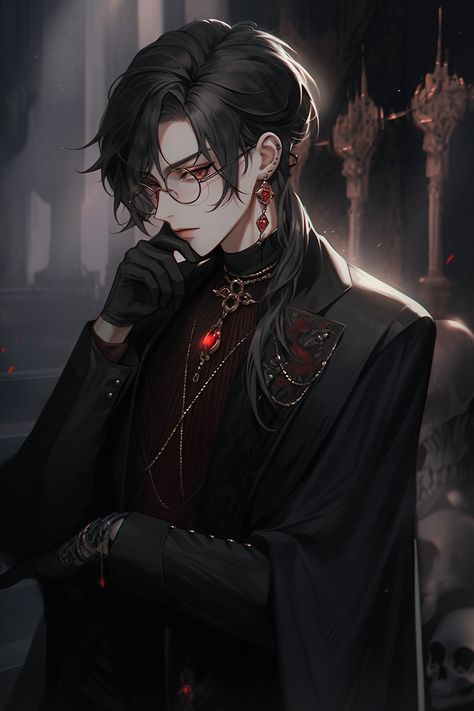 Vampire Boy Art, Vampire Anime Guy, Anime Vampire Guy, Handsome Anime Characters, Manga Avatar, Vampire Men, Vampire Man, Vampire Manga, Best Vampire Anime