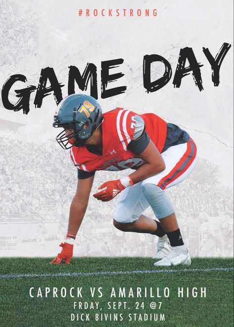 Football Game Day Graphic Design, Game Day Post, Gameday Design, Game Day Graphics, College Sports Graphics, Baseball Graphics, College Football Recruiting, Football Flag, Football Poses