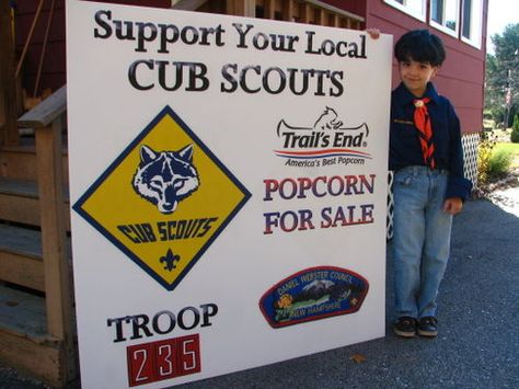 Boy Scouts Popcorn Sales Flyer Scout Fundraising Ideas, Boy Scout Popcorn, Cub Scout Popcorn, Boy Scout Crafts, Popcorn Fundraiser, Cub Scouts Tiger, Cub Scout Crafts, Wolf Scouts, Bear Scouts