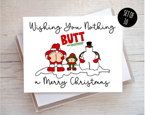 Funny Christmas Cards For Friends, Dad Christmas Card Ideas, Cute Funny Christmas Cards, Diy Christmas Cards Funny, Funny Christmas Cards Handmade, Christmas Cards For Grandma, Christmas Funny Cards, Funny Homemade Christmas Cards, Christmas Card Ideas For Dad