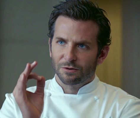 Bradley Cooper as Chef Adam Jones in Burnt (2015) Bradley Cooper Hot, The Seven Year Slip, Burnt Movie, Classic Mens Hairstyles, Chef Styles, Adam Jones, Lee Min Ho Photos, Wallpaper Iphone Disney Princess, Justin Theroux