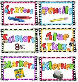 First Grade Fever! by Christie: More Spelling Word Fun & FREEBIES! Teaching Organization, Supply Labels, Classroom Organisation, Classroom Labels, Meet The Teacher, Beginning Of The School Year, Teacher Organization, Classroom Setup, Classroom Fun