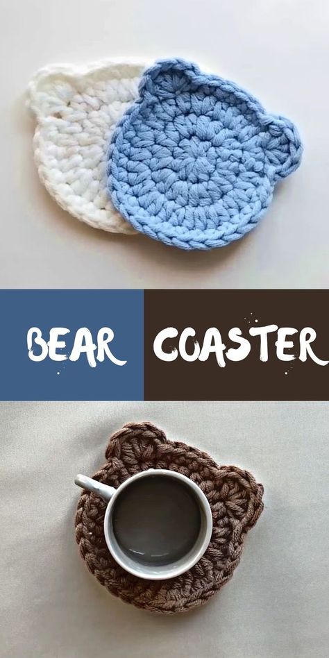 Crochet Bear Coaster Pattern is beginner friendly free crochet project. You will need simple crochet techniques to make this beautiful creation. You can change colors I think red crochet bear coaster will be one of the best. Thanks for being with us follow and engage to get more from CrochetedWorld. Coaster Patterns, Crochet Project Free, Quick Crochet Projects, Crochet Coasters Free Pattern, Crochet Placemats, Coaster Pattern, Crochet Coaster Pattern, Crochet Coaster, Crochet Design Pattern