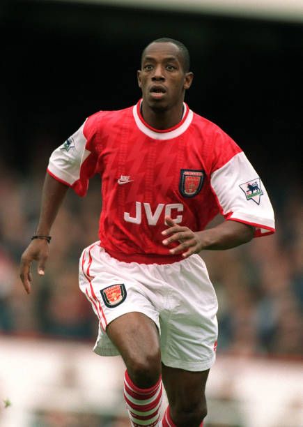 Ian Wright Arsenal, Retro Arsenal, Arsenal Kit, Ian Wright, Arsenal Players, Arsenal Football Club, Arsenal Football, Soccer Motivation, Football Photos