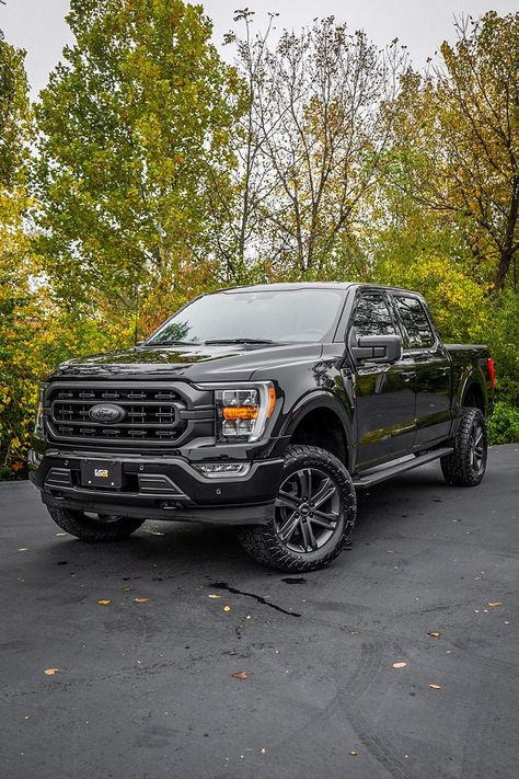 Full vehicle view of a custom 2021 Ford F-150 built for off-road use Truk Ford, New Car Wallpaper, Tokyo Drift Cars, Ford Trucks F150, Pickup Car, Ford Mustang Car, Pimped Out Cars, Ford Pickup Trucks, 4x4 Trucks