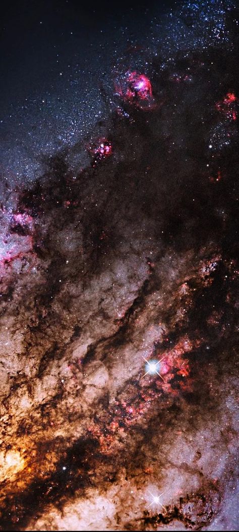 Close up of NGC-5128 Centaurus A Galaxy cropped mobile wallpaper 1080x2400 Elliptical Galaxy, Hubble Space Telescope Pictures, Galaxy Images, Rain Clouds, Hubble Space Telescope, Inspiring Spaces, Stunning Wallpapers, Pretty Stuff, Out Of This World