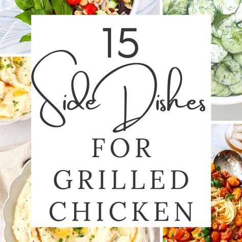 Sides To Have With Grilled Chicken, What Goes With Grilled Chicken, Side Dishes To Go With Grilled Chicken, What To Eat With Grilled Chicken, Healthy Sides For Grilled Chicken, Grilled Chicken And Sides, Best Sides For Grilled Chicken, Side For Grilled Chicken, What To Make With Grilled Chicken