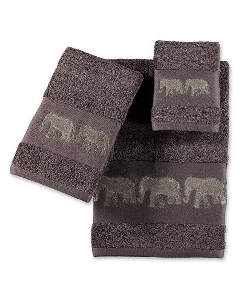 Elephant Bathroom Decor, Elephant Bathroom, Elephant Towel, 3 Elephants, Elephant Stuff, Fancy Towels, Luxury Spa Bathroom, Grey Bath, Elephant Home Decor