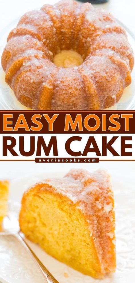 Bundt Rum Cake Recipes, Best Rum For Rum Cake, Rum Cake Using Box Cake, New Year Bundt Cake, Rum Cake With Rum Extract, Butter Rum Pound Cake, Box Rum Cake Recipes, Cake Mix Rum Cake Recipe, New Years Bundt Cake Recipes