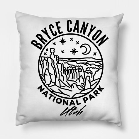 Bryce Canyon Tattoo, Canyon Tattoo, Bryce Canyon National Park, Bryce Canyon, National Park, National Parks, Pillows, Tattoos