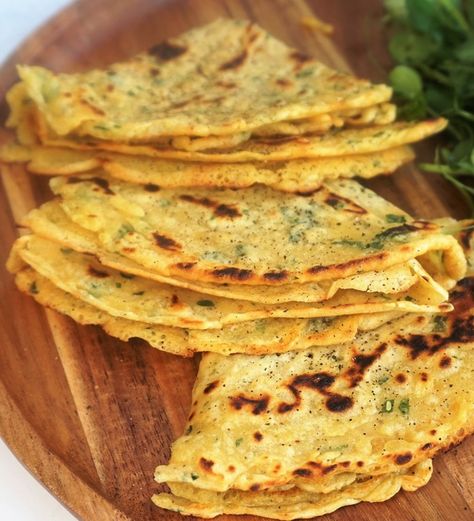 Socca: chickpea flour flatbread | Recipes | Moorlands Eater Chickpea Flour Flatbread Recipe, Chickpea Flour Bread, Chickpea Flatbread, Chickpea Flour Recipes, Gluten Free Flatbread, Magical Transformation, Roti Recipe, Bean Flour, Homemade Sourdough