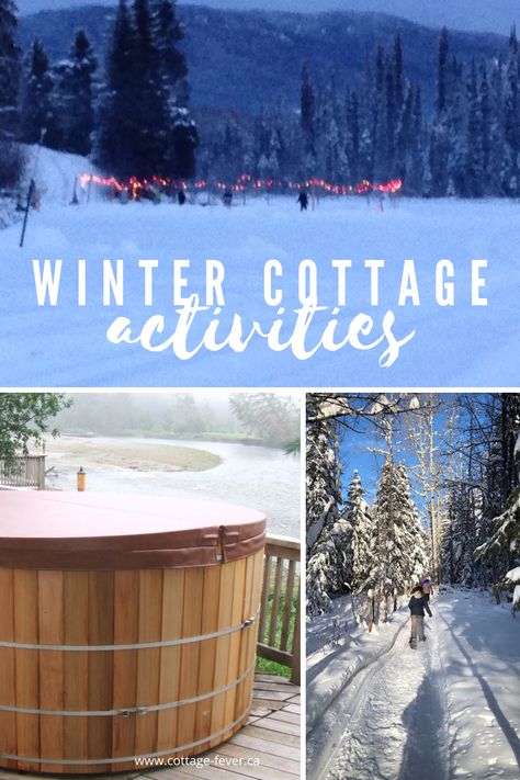 Cottage Activities, Cabin Activities, Winter Family Activities, Cozy Winter Cabin, Cabin Weekend, Snow Cabin, Snowy Cabin, Cabin Crafts, Cabin Trip