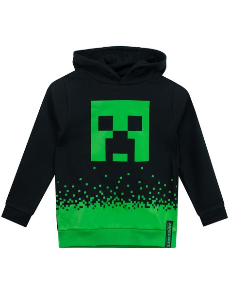 PRICES MAY VARY. 100% Cotton Pull On closure Machine Wash Gaming Ready Design: Dive into the Minecraft universe with this authentic boys gaming hoodie. Featuring the iconic green creeper face, it's the perfect way to level up your little gamer's wardrobe. Ideal for every Minecraft fan! Superior Quality & Comfort: Made with 100% soft cotton, our boys minecraft hoodie ensures both style and snugness. Say goodbye to wear and tear as this top-notch minecraft shirt stands the test of playtime and adv Creeper Hoodie, Minecraft Hoodie, Minecraft Outfits, Minecraft Merchandise, Minecraft Gifts, Hoodie For Boys, Sweat Noir, Minecraft Toys, Boy Jumper