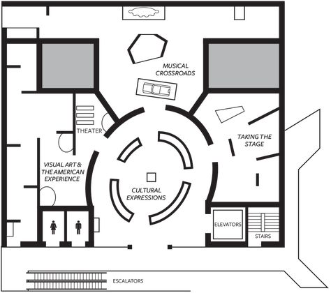 Museum Maps | National Museum of African American History and Culture Museum Floor Plan Architecture, Exhibition Floor Plan, Museum Floor Plan, Waiting Area Design, Museum Flooring, Exhibition Plan, Museum Plan, Museum Interior, Music Museum