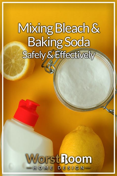 Mixing Bleach & Baking Soda Safely & Effectively Bleach Water Ratio For Cleaning, Chores Household, Baking Soda Cleaning Hacks, Baking Soda Hacks, Cleaning With Coke, Baking Soda Cleaner, Homemade Shower Cleaner, Diy Cleaner, Bathtub Cleaner