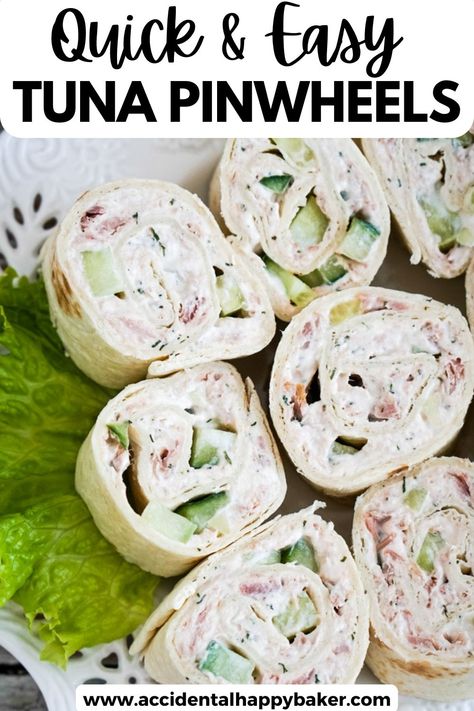 Tuna Cream Cheese Roll Ups, Tuna Tortilla Roll Ups, Tuna And Cucumber Healthy Snacks, Cucumber Tuna Sandwiches, Tuna Salad Finger Sandwiches, Tuna Salad Roll Ups, Tuna And Cucumber Sandwich, Tuna Salad Appetizers, No Cook Sandwiches