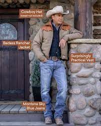 Yellowstone Outfits, John Dutton, Yellowstone Series, Modern Cowboy, Cowboy Up, Estilo Country, Cowboy Outfits, Mens Casual Dress Outfits, Kevin Costner