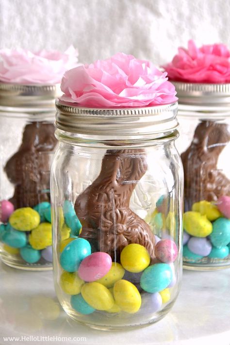 Easter Party Ideas, Diy Osterschmuck, Easter Birthday Party, Easter Mason Jars, Easter Crafts For Adults, Easter Goodies, Diy Ostern, Easter Birthday, Easter Basket Diy