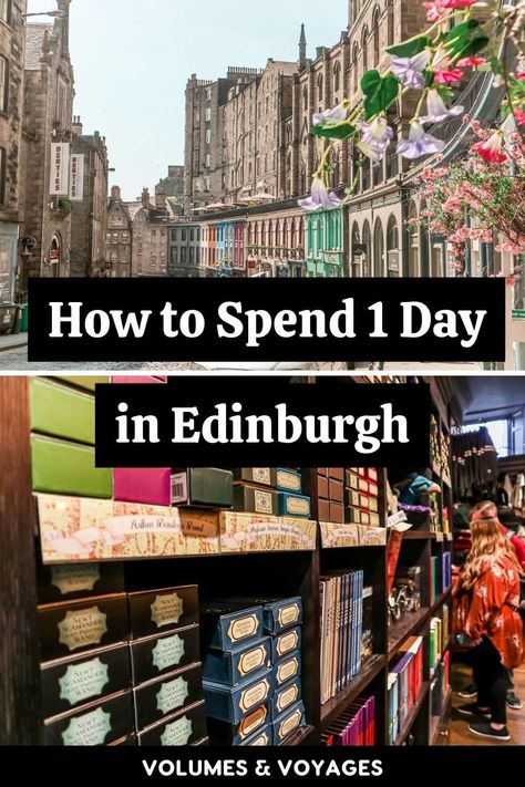 Edinburgh is one of the prettiest cities that I've had the pleasure of visiting, and there is so much to do there whether you prefer outdoor activities, shopping, or both! It's perfect for both families or solo travelers, and it's completely possible to spend one day in Edinburgh and see the highlights. | how to get to edinburgh | where to stay in Edinburgh | best time to visit edinburgh | things to do in Edinburgh | edinburgh on a budget A Day In Edinburgh, Best Things To Do In Edinburgh, Things To See In Edinburgh, One Day Edinburgh, Shopping In Edinburgh, What To Do In Edinburgh Scotland, Edinburgh Things To Do, Things To Do In Edinburgh Scotland, Shopping Edinburgh