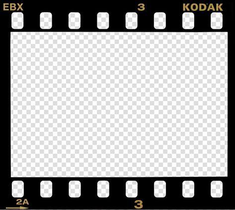 Kodak Film Frame Template, Film Frame Template, Film Border, Border Transparent, Book Transparent, Film Frame, Bling Party, Polaroid Template, Film Effect