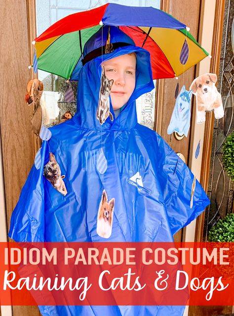 Idioms Halloween Costumes, Literacy Week Costumes, Idioms Dress Up Ideas, Idiom Dress Up Day Kids, Idiom Costumes For School Ideas, Artist Costume Diy, Idioms Costumes For School, Idiom Costumes For School Teachers, Idiom Halloween Costumes