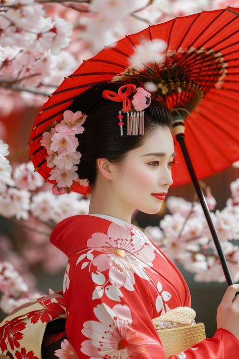 Japanese Bride, Seafood Feast, Spring In Japan, Yukata Kimono, Hosting Christmas, Cherry Blossom Festival, Spring Celebration, Bride Accessories, Japan Photo